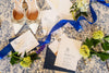China Blue - Invitation Card & Envelope