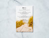 Amore Shore - Reception Menu
