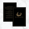 Black & Gold - Details Card