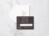 Chalkboard Elegance - Response Card & Envelope