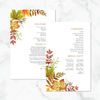Fall Leaves - Ceremony Program