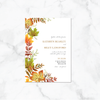 Fall Leaves - Invitation Card & Envelope