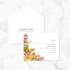 Fall Leaves - Response Card & Envelope