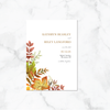 Fall Leaves - Save the Date Card & Envelope