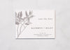 Fine Flora - Save the Date Card & Envelope