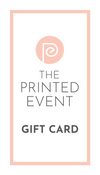 The Printed Event Gift Card