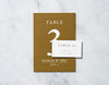 Gold Confetti - Reception Table Numbers