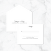 Personalized Hand Drawn Venue - Response Card & Envelope