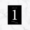 Personalized Hand Drawn Venue - Reception Table Numbers