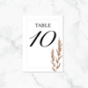 Ivory & Wheat - Reception Table Numbers
