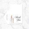 Ivory & Wheat - Thank You Card & Envelope