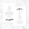 Mountain Views - Ceremony Program