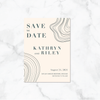 Natural Elements - Save the Date Card & Envelope