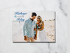 Sea Glass Watercolor - Save the Date Card & Envelope