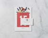Square Wildflowers - Reception Place Cards