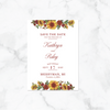 Sunflowers & Roses - Save the Date Card & Envelope