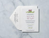 Sweet Calla Lilly - Invitation Card & Envelope