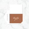 Terracotta Dreams - Thank You Card & Envelope