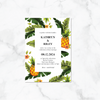 Tropical Pineapple - Invitation Card & Envelope
