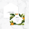 Tropical Pineapple - Response Card & Envelope