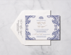 Victorian Lace - Invitation Card & Envelope