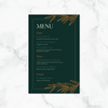 Vintage Vibes - Reception Menu