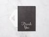 Chalkboard Elegance - Thank You Card & Envelope
