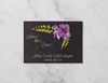 Floral Chalkboard - Save the Date Card & Envelope