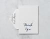 Graceful Script - Thank You Card & Envelope