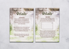 Homespun Love - Details Card