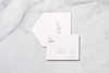 Modernly Elegant - Response Card & Envelope