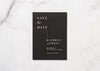 Modernly Elegant - Save the Date Card & Envelope
