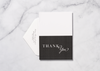 Modernly Elegant - Thank You Card & Envelope