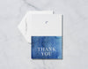 Navy Waves - Thank You Card & Envelope