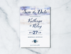 Seaside Journey - Save the Date Card & Envelope