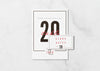 Sketched Boots - Reception Table Numbers