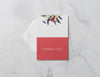 Square Wildflowers - Thank You Card & Envelope