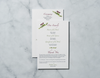 Sweet Calla Lilly - Ceremony Program
