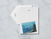 Vintage Beach - Thank You Card & Envelope