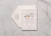 Wedding Day Chickens - Invitation Card & Envelope