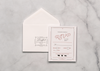 Wedding Day Chickens - Response Card & Envelope